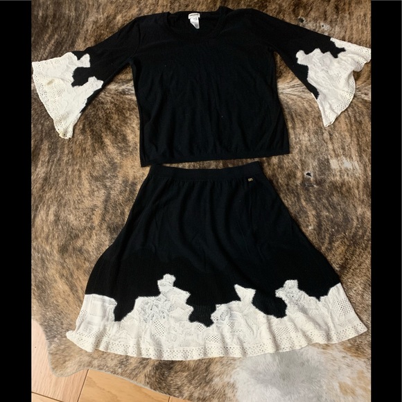 Sonia Rykiel Tops - Sonia Rykiel Black White Skirt  sz 46 Large